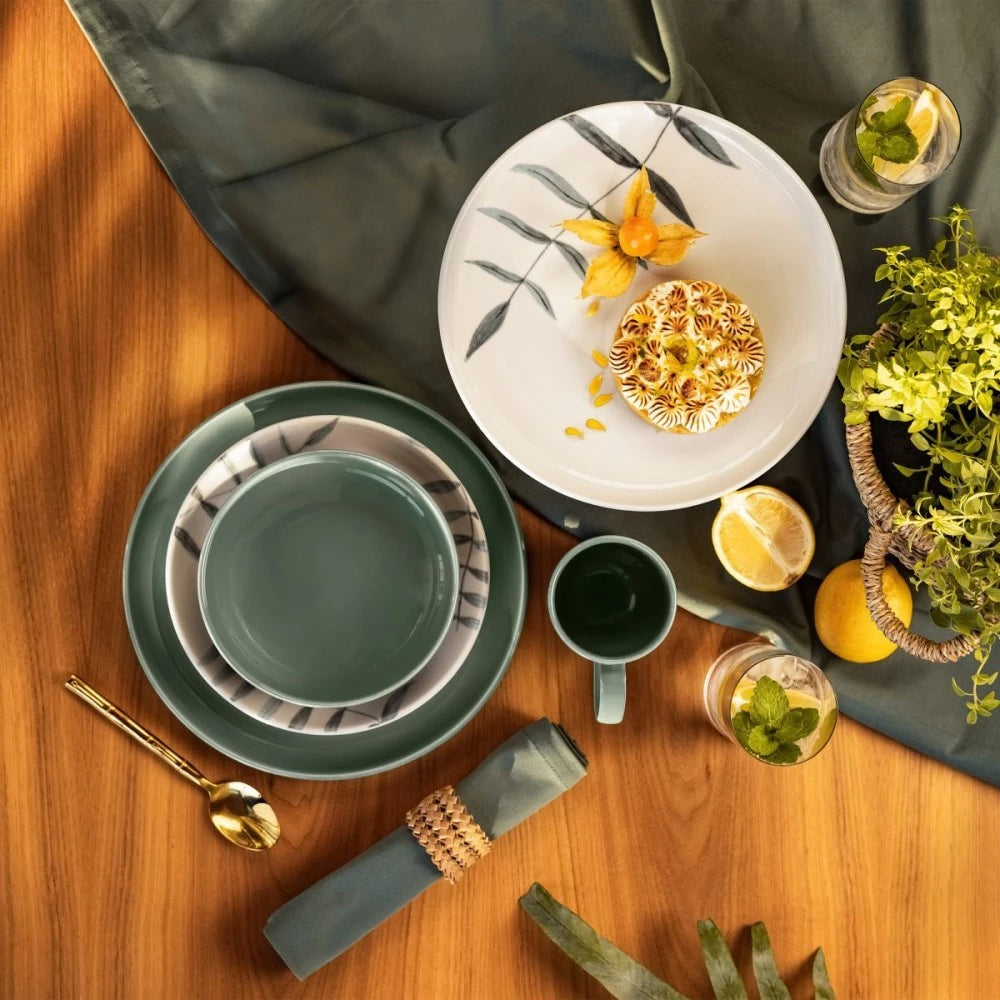 Aparelho de Jantar 20 Peças Flat Samambaia Oxford